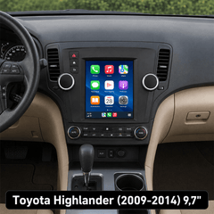 Toyota Highlander 2009-2014 - 9,7" radio med Apple CarPlay och Android Auto 