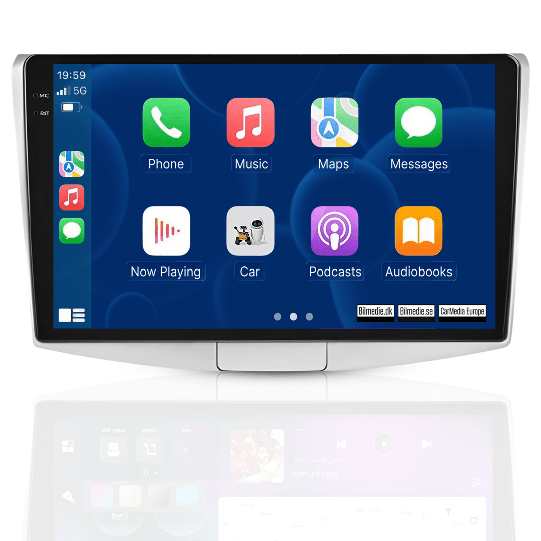 VW Passat 10-15 - 9/10,1" radio med Apple CarPlay och Android Auto 