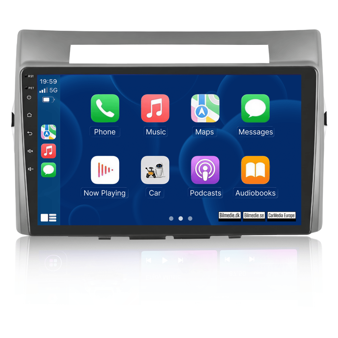 Toyota Verso 04-09 - 9" radio med Apple CarPlay och Android Auto 