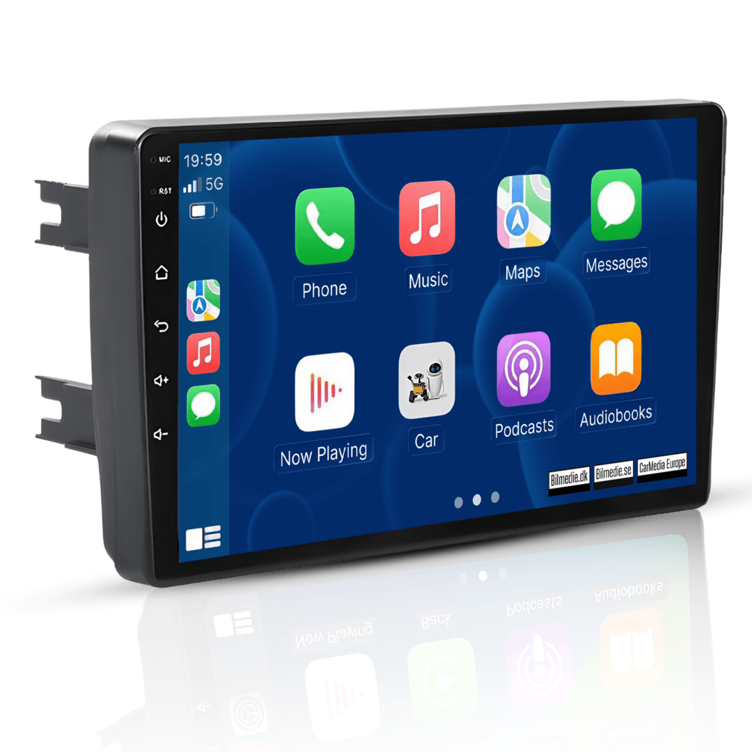 Fiat Panda 03-12 - 9" radio med Apple CarPlay och Android Auto 