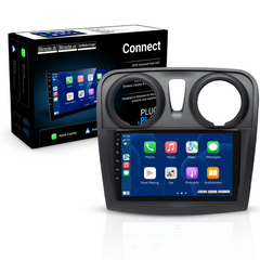 Dacia Logan/Sandero - 9" radio med Apple CarPlay och Android Auto 