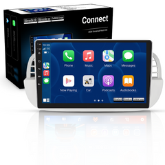Fiat 500 07-15 - 9" radio med Apple CarPlay och Android Auto 