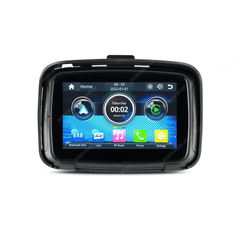 5” CarPlay för Motorcykel med Fodral – Trådlös Apple CarPlay & Android Auto-skärm med användarvänligt gränssnitt.