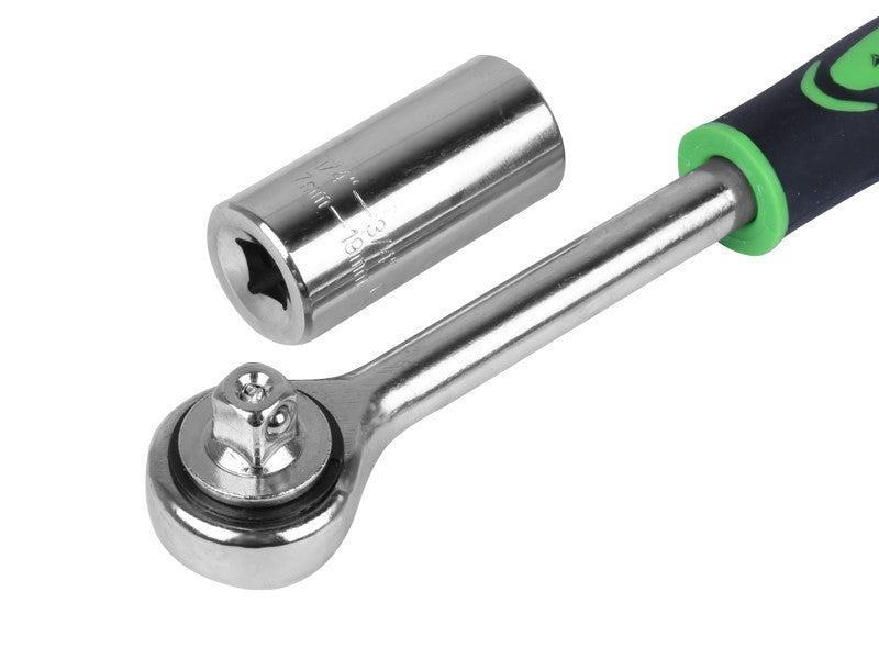 Universell spärrnyckel med spärrfunktion 7–19 mm