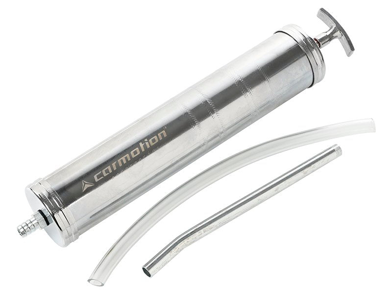 Manuell sugpump 500 ml för olja från CARMOTION