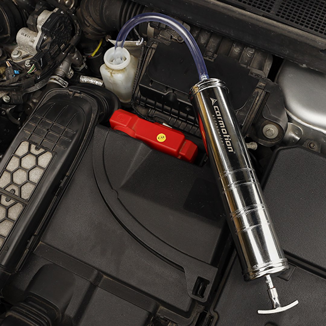 Detalj av manuell sugpump 500 ml