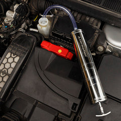 Detalj av manuell sugpump 500 ml