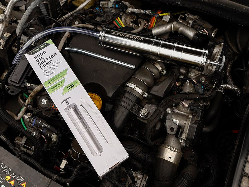 Manuell sugpump för verkstad och hemmagarage