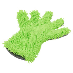 Mikrofiber-tvättvante med chenillefingrar och mesh