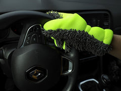 CARMOTION mikrofiber-tvättvante med mesh