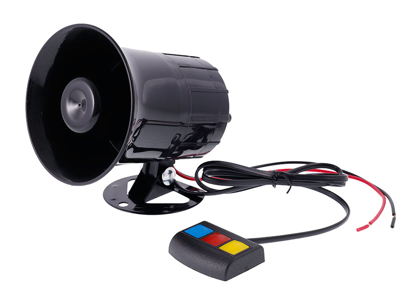 3-tonssiren 12V 30W från CARMOTION