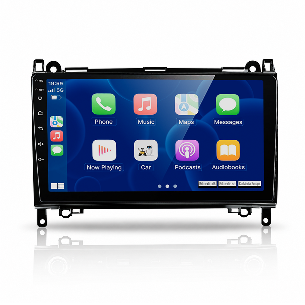 Mercedes-Benz A, B, V, Sprinter m.fl. 2004-2016 - 7" radio med Apple CarPlay och Android Auto 