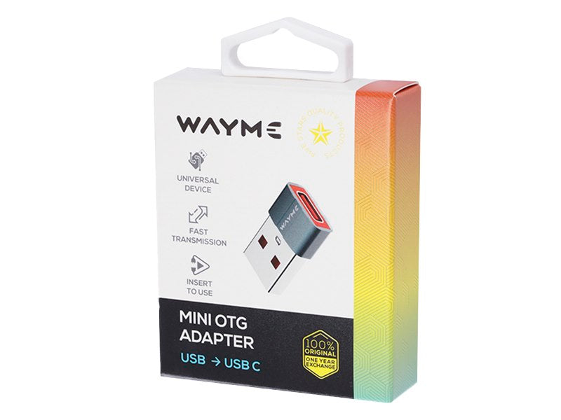 WAYME OTG-adapter med USB och USB-C
