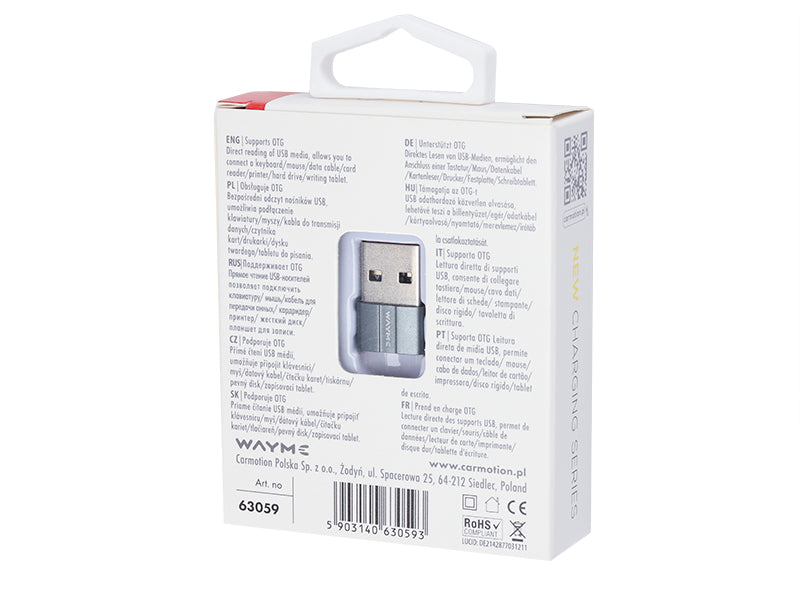 Liten OTG USB till USB-C-adapter från WAYME