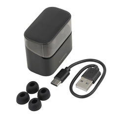 In-ear-hörlurar med laddetui och USB-C-laddning