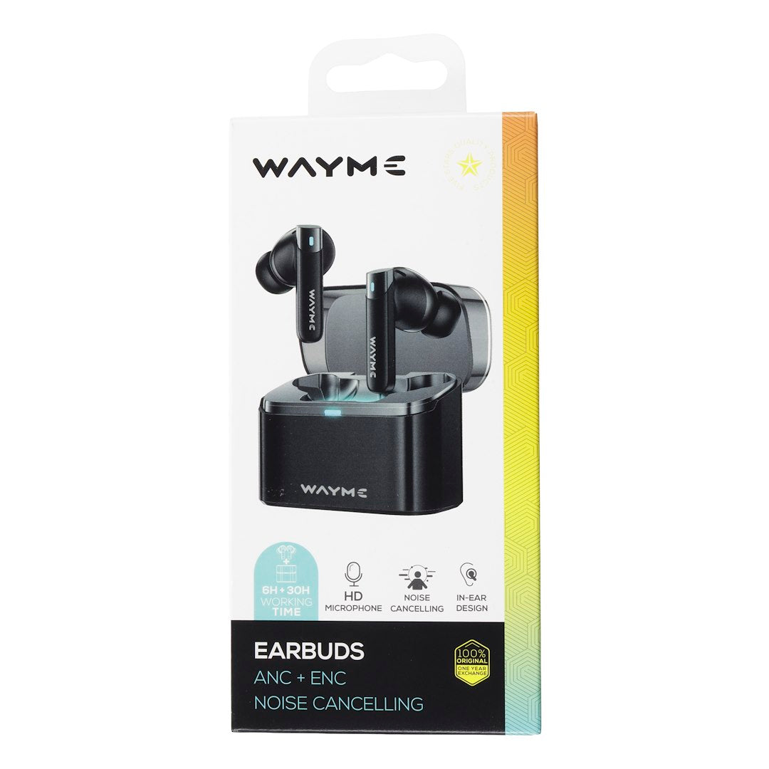 WAYME TWS in-ear-hörlurar med transparensläge