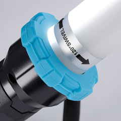 Underhood LED-arbetslampa med gummibelagda clips