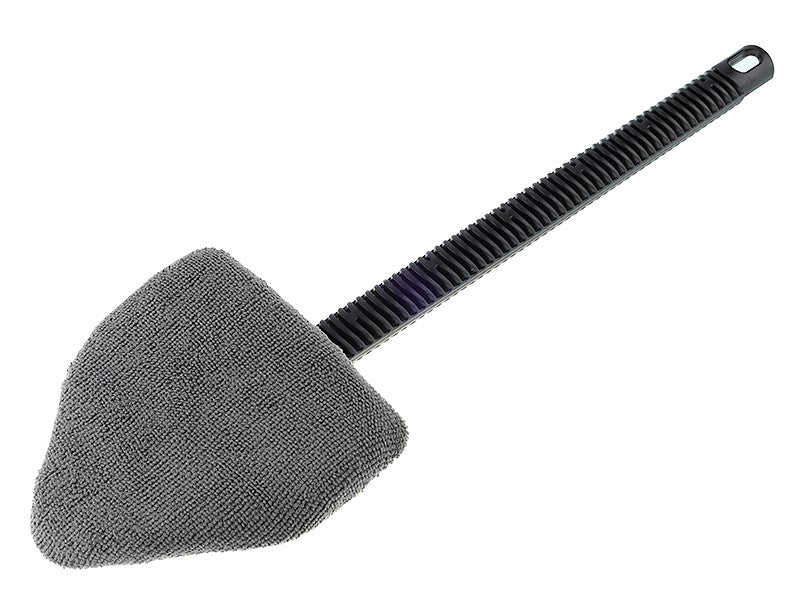 Mikrofiberfönsterputs med triangelformat huvud och 38 cm skaft