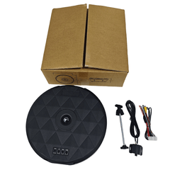 12" bagageutrymmes-subwoofer för reservhjulsbalja – 800 W slim subwoofer till bil 