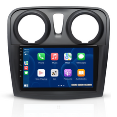 Dacia Logan/Sandero - 9" radio med Apple CarPlay och Android Auto 
