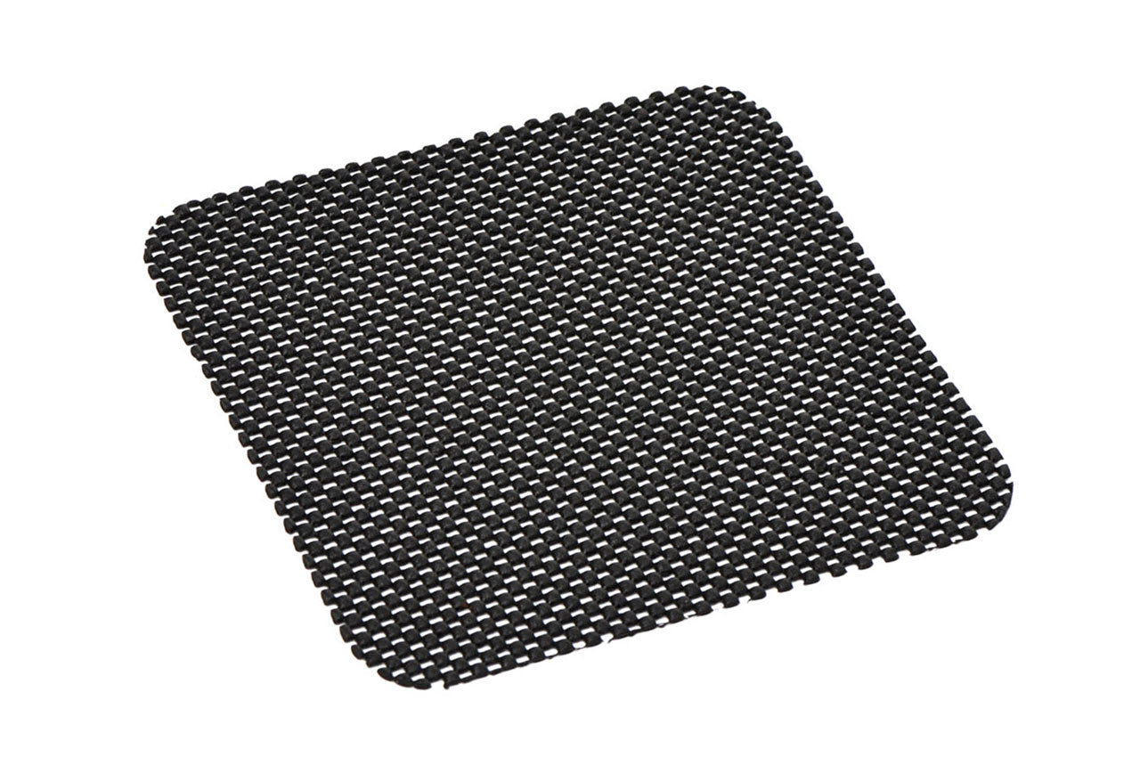 Svart halkfri matta i 22 x 19 cm