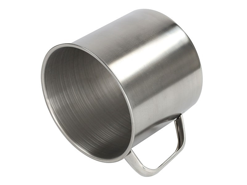 Stålmugg med handtag och kapacitet på 1000 ml