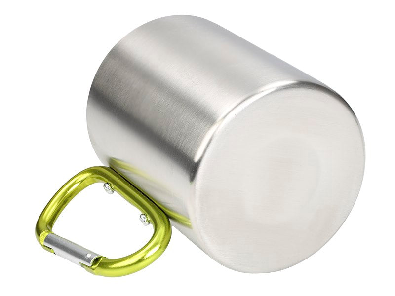Stålmugg med dubbla metallväggar och 300 ml kapacitet