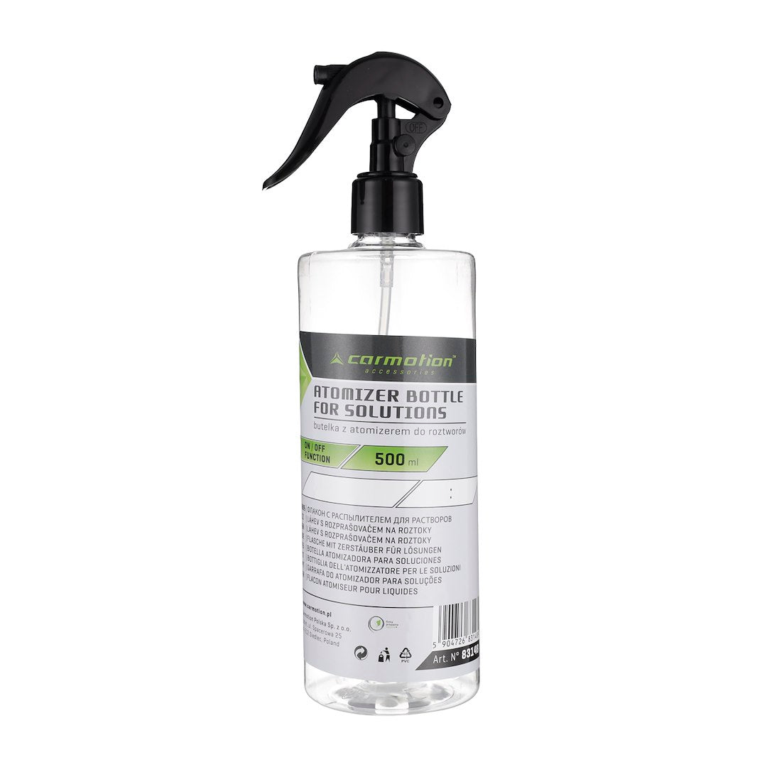 Sprayflaska 500 ml med on/off-spray från CARMOTION