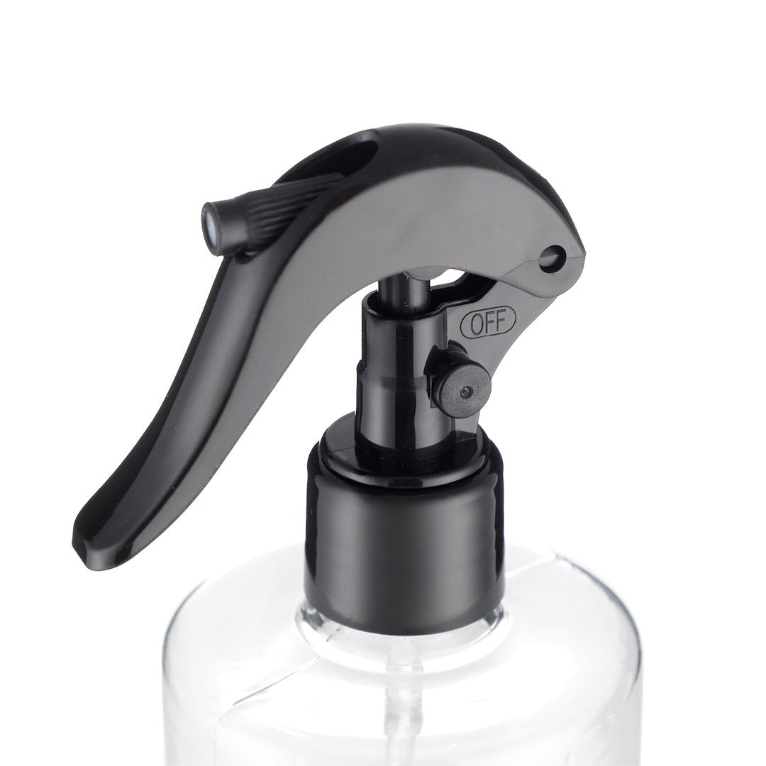 Transparent sprayflaska 500 ml med ergonomiskt grepp