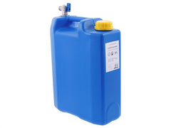 Platt vattendunk 10 liter med fastmonterad kran