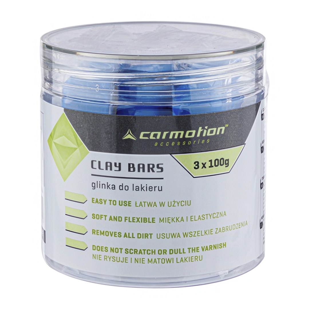 Clay bar för rengöring av lack 3 x 100 g