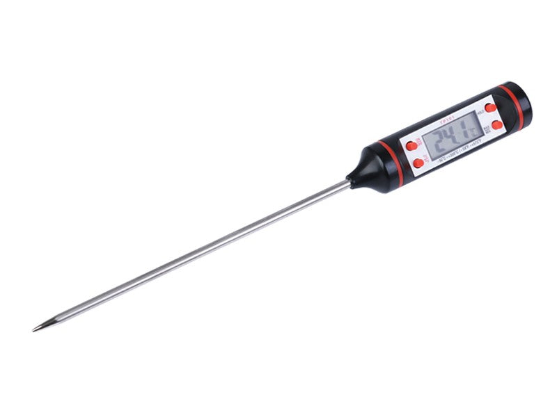Instickstermometer med LCD och 145 mm givare