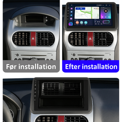 Opel Combo/Corsa/Tigra 01-11 - 9 "Radio med Apple CarPlay och Android Auto