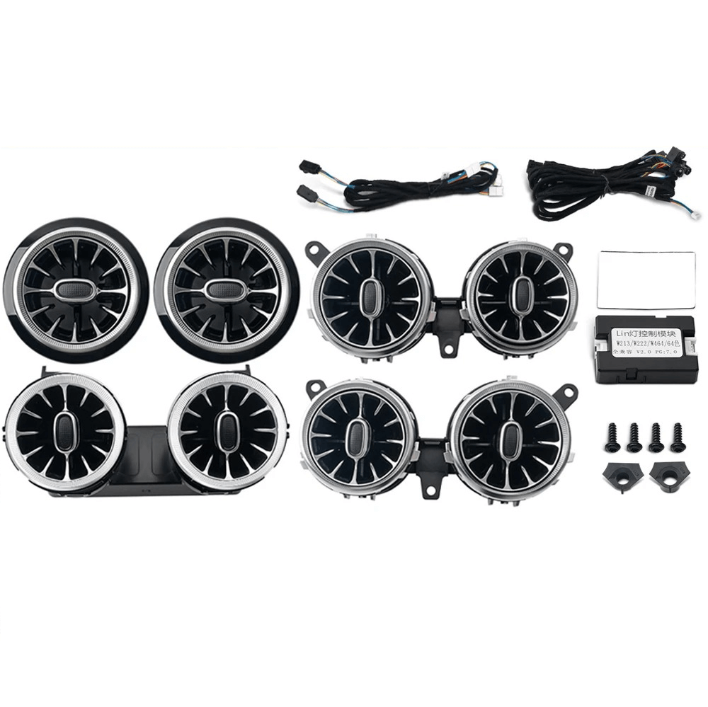 Ambient belysning til luftdyser – Mercedes A/CLA/C/E/GLC 15-25 – Bilmedie.dk