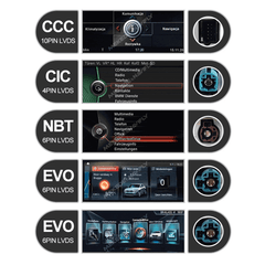 BMW 5-Serie GT F07 09-17 - 12,3" radio med Apple CarPlay och Android Auto - Infotainmentsystem: CCC, CIC, NBT, EVO