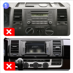VW Transporter 03-15 - 9 "Radio med Apple CarPlay och Android Auto