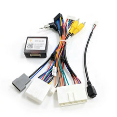 Radiokabel med CANBUS-box för Nissan – 20-pin inklusive USB-, FM- och RCA-adapter 