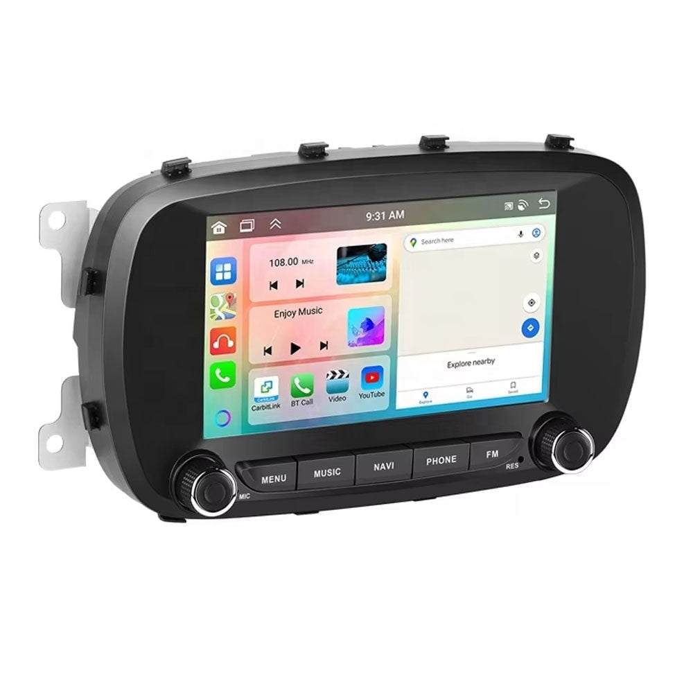 Fiat 500X 14-20 - 7" radio med Apple CarPlay och Android Auto 