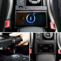 Audi Q3 2019-2021 trådlös mobilhållare med 15 W snabbladdning 
