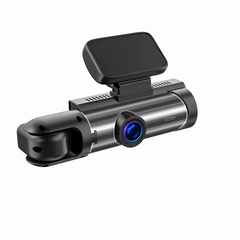 Dual dashcam med skärm – front- och kupékamera (1080p, mörkerseende, 360°) 