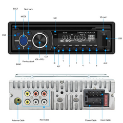 1 DIN bilradio med inbyggd CD-spelare, Bluetooth, FM/AM, USB, SD och AUX 