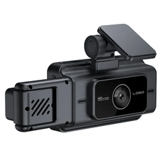 Dual dashcam med WiFi – front- och kupékamera (1080p, app, mörkerseende) 