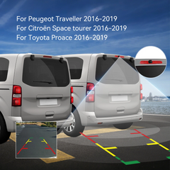 Backkamera till Peugeot / Citroën / Toyota (2016–2019)