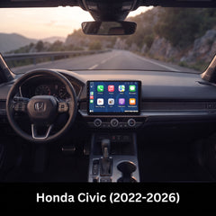 Honda Civic 2022-2026 – 10,1" radio med Apple CarPlay och Android Auto 