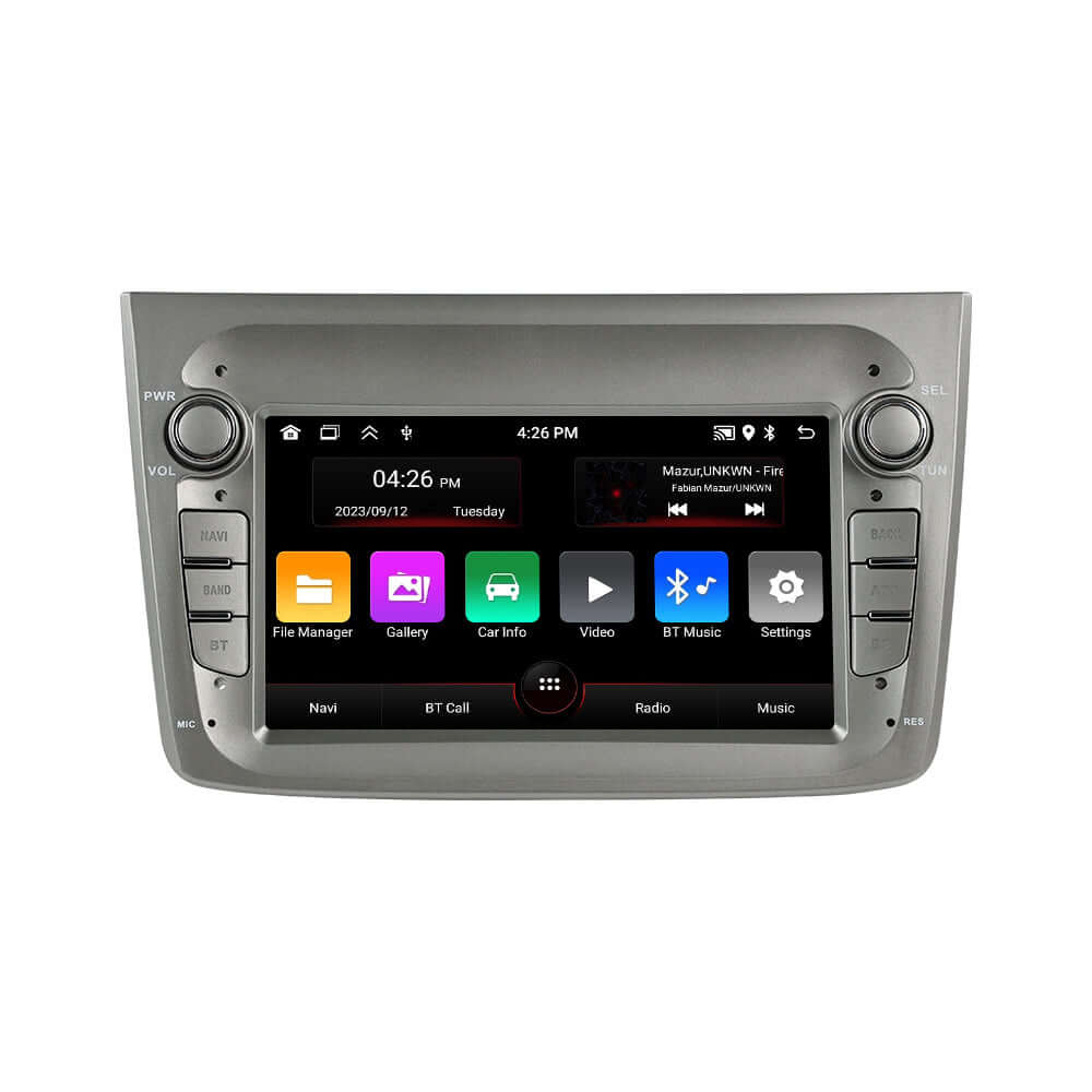 Alfa Romeo 147 – radio med Apple CarPlay och Android Auto med avancerat мультимediasystem.