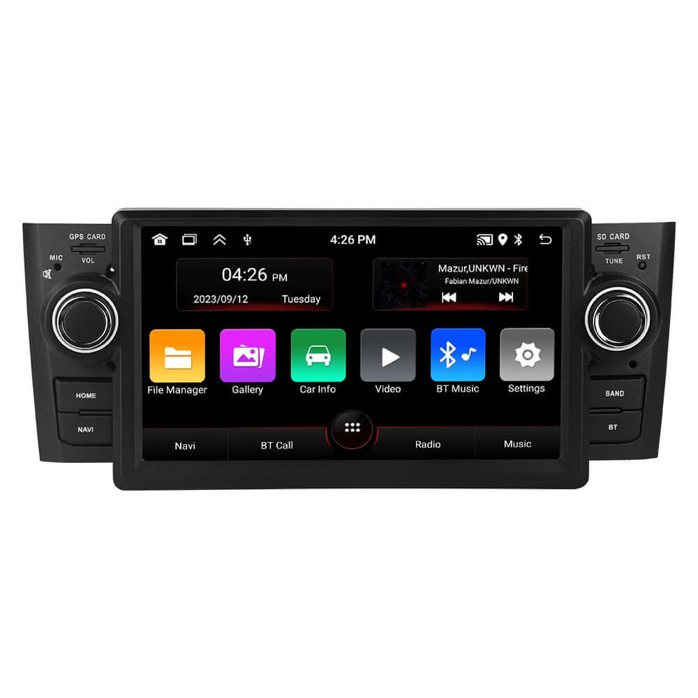Fiat Linea/Grande Punto 05-13 – 7" radio med Apple CarPlay och Android Auto med modern teknik