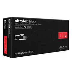 Sorte Nitrylex Black nitrilhandsker i størrelse L