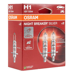 Osram H1 NIGHT BREAKER SILVER halogenlampa 12 V 55 W