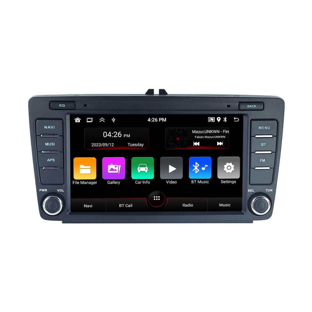 Skoda Octavia 04-13 - 8" radio med Apple CarPlay och Android Auto – Bilmedie.se