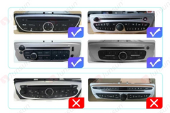 OEM-kontrollpanel för Renault Megane 3 (2008–2014) – kompatibel med Bilmedie radio 